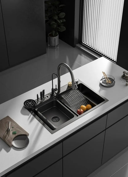 Tarja Fregadero De Cocina 304 Acero Inox 80*45cm+ Kit Cocina