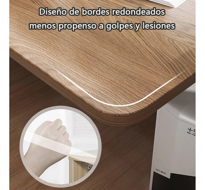 Escritorio De Oficina Minimalista con 2 Cajones 1.2m