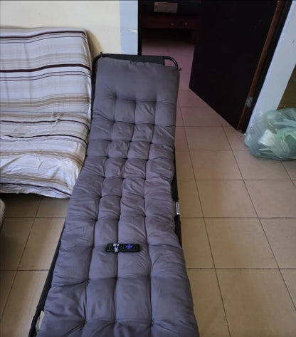 Catre plegable con respaldo