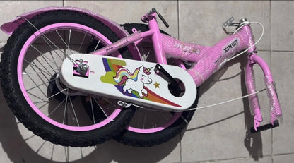 Bicicleta Infantil R16 rosa 4-12 Años Con Ruedas Auxiliares Rgb