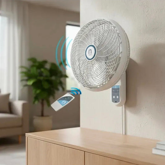 Ventilador de Pared con Control Remoto 18 pulgadas 3 Velocidades