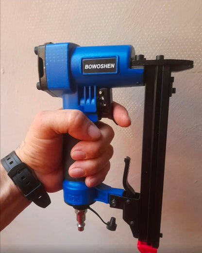 Engrapadora Neumática BOWOSHEN Industrial Profesional Con 1000 Grapas Calibre 22