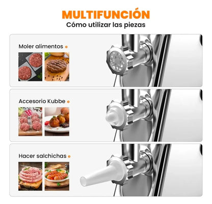 2800w Picadora De Carne Eléctrica De Acero Inoxidable