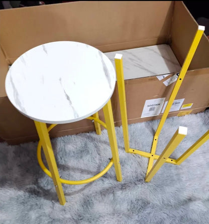 Mesa Barra De Cocina Multiusos Con 2 Bancos