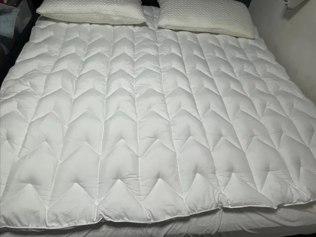 Dreamlab Cubre Colchón De Premier Extra Relleno De Microfibras Recubiertas En Gel