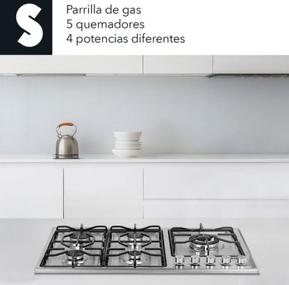 Parrilla Empotrable 5 Quemadores SIGNA