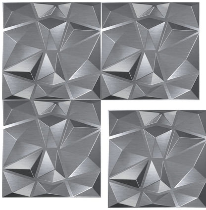 Paneles pvc 50x50cm gris