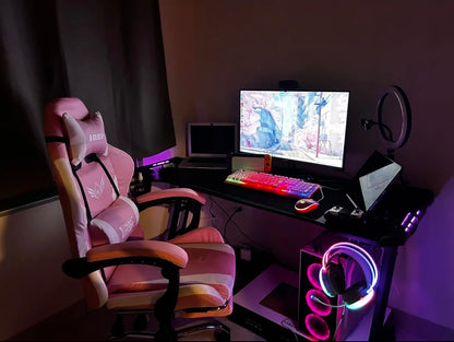 Silla Gamer Reclinable Giratoria Ergonómica