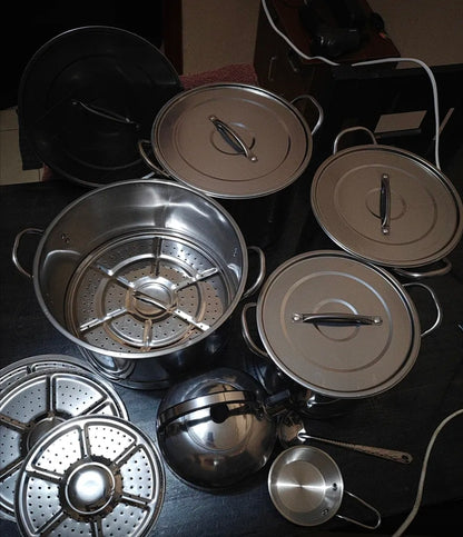 Ollas De Acero Inoxidable Con Tetera De Agua
