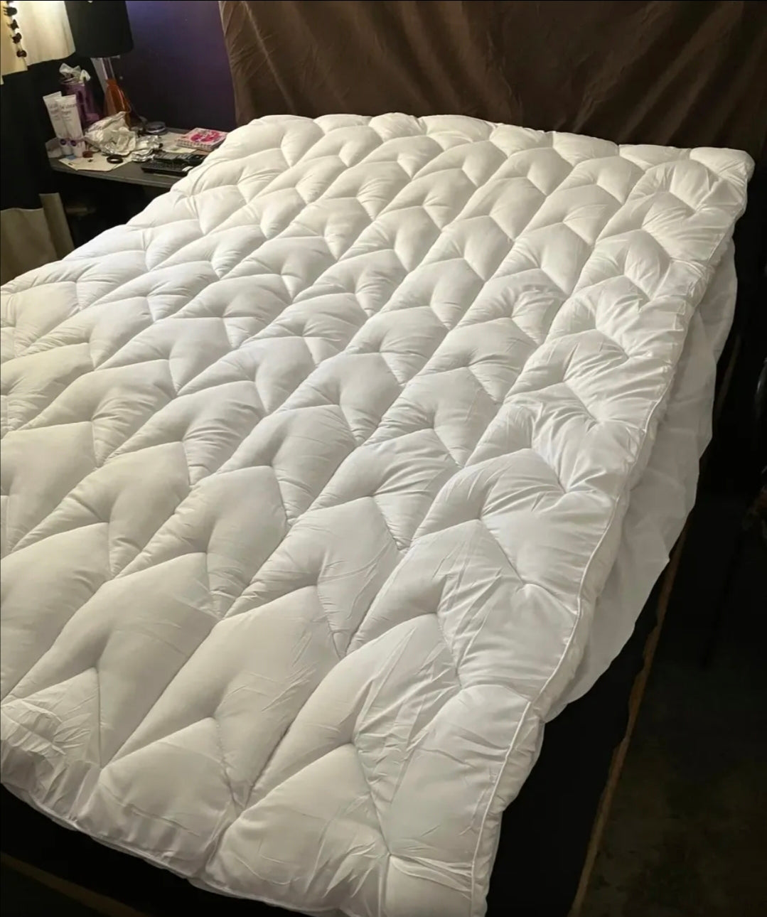 Dreamlab Cubre Colchón De Premier Extra Relleno De Microfibras Recubiertas En Gel