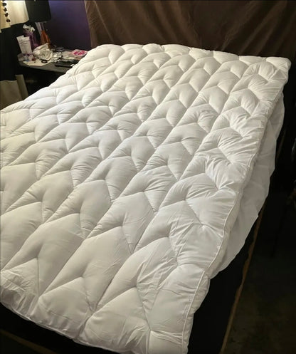 Dreamlab Cubre Colchón De Premier Extra Relleno De Microfibras Recubiertas En Gel