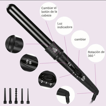 Rizadora para cabello 6 En 1