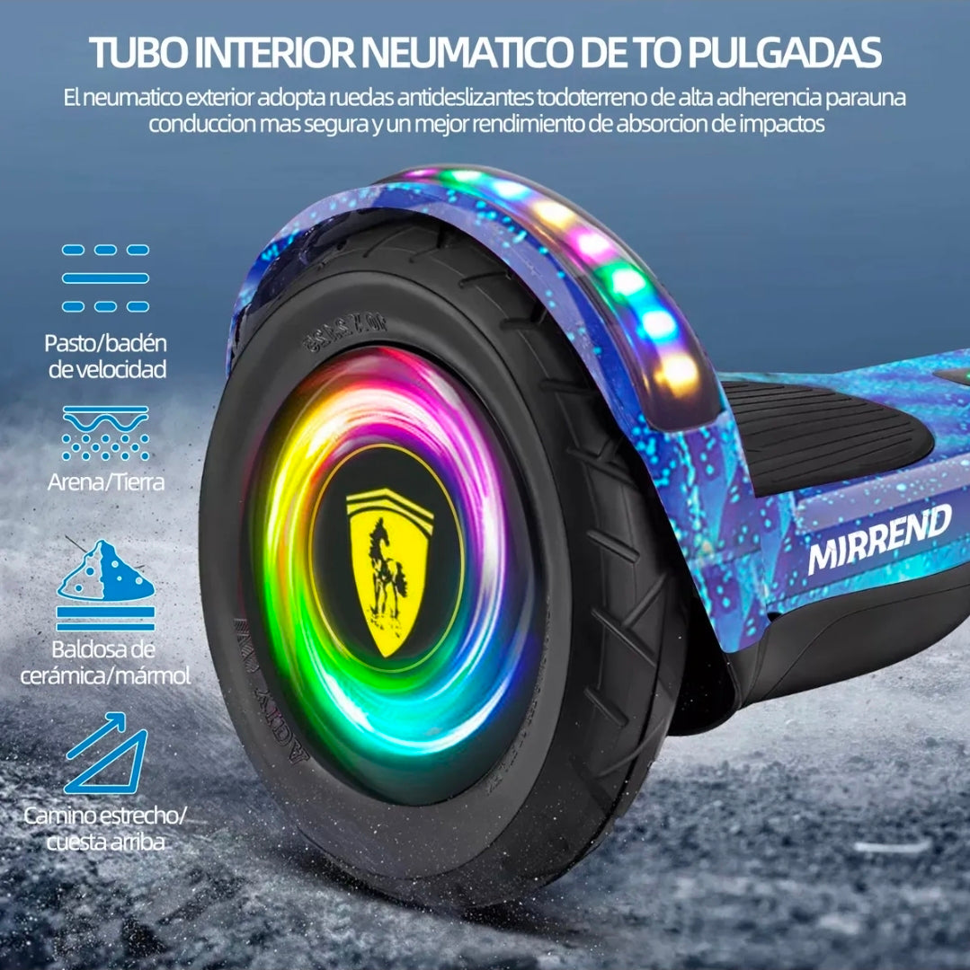 Patín Eléctrico Hoverboard Bluetooth MIRREND 6.5" Para Niño