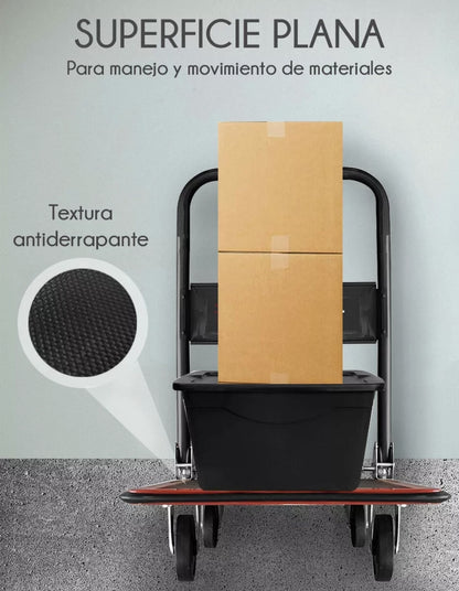Carro Plataforma Transportador Plegable De Acero
150kg