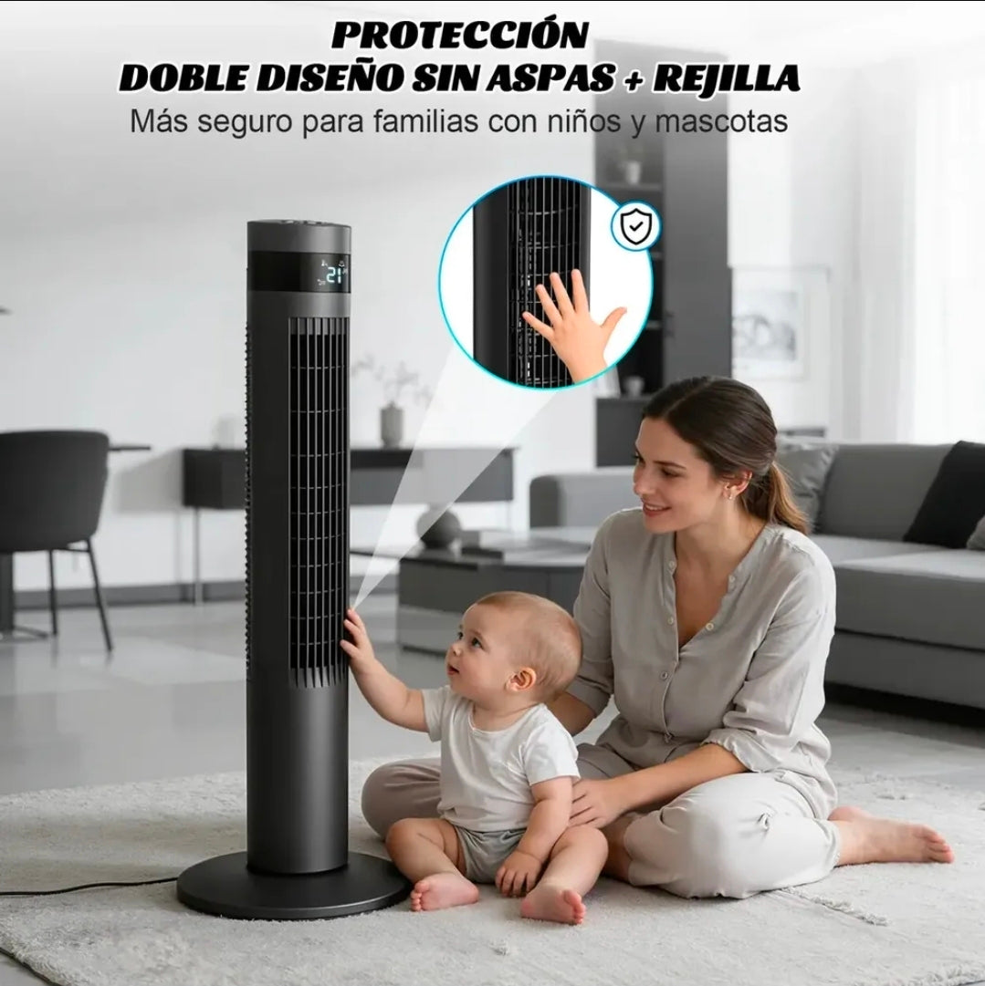 Ventilador De Torre Con Control Remoto 90 Cm