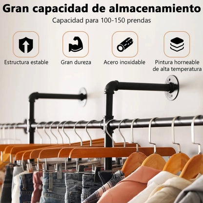 Perchero para pared soporte de metal 100kg