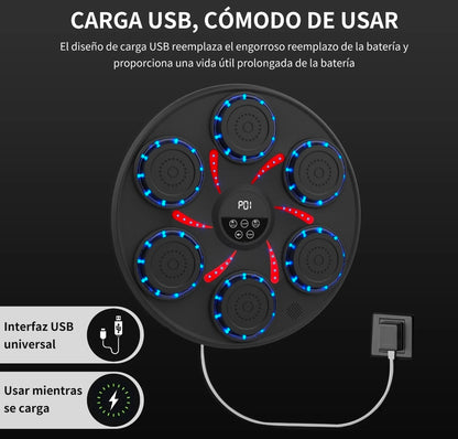 Máquina De Boxeo Musical Bluetooth Inteligente