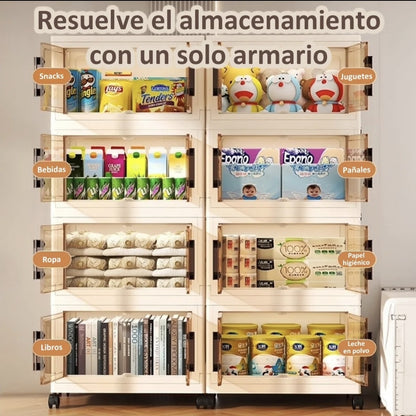 Closet Plegable Para Ropa 5 pisos