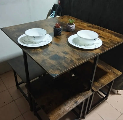 Comedor Cuadrado 4 Sillas Para 4 Personas