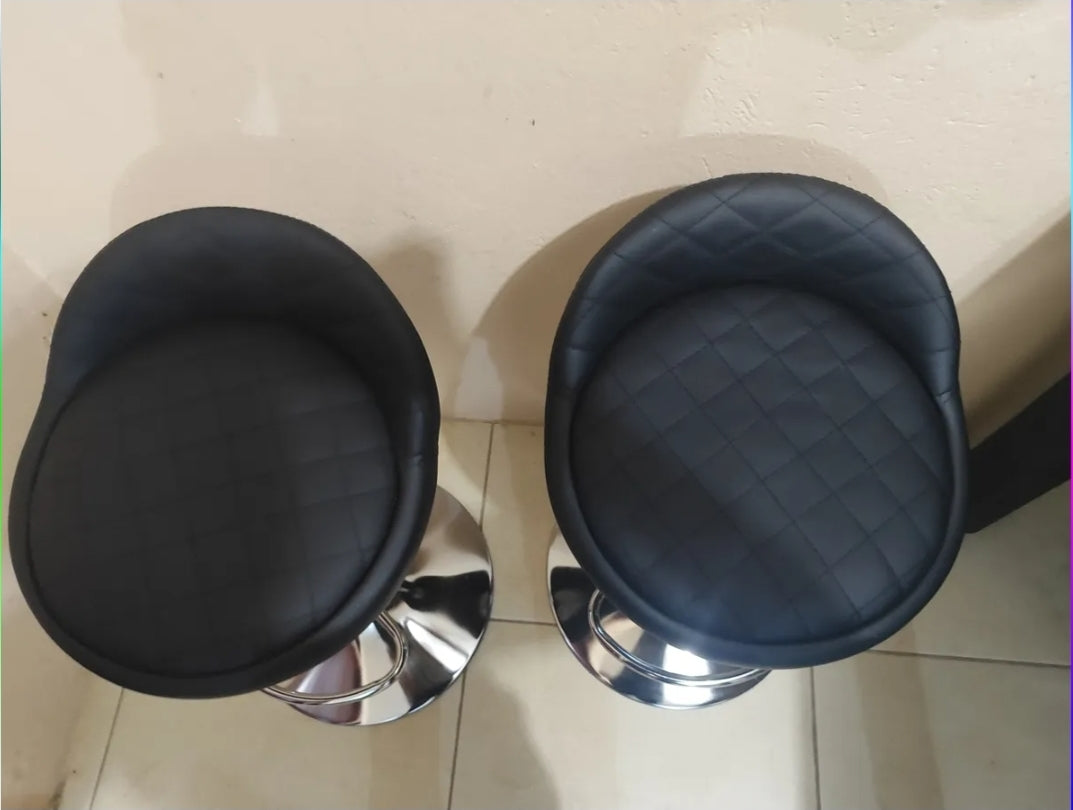 2 bancos altura ajustable NEGRO