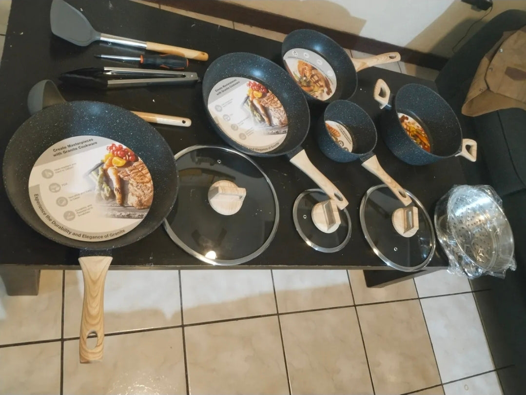 Batería de cocina antiadherente 12pz
