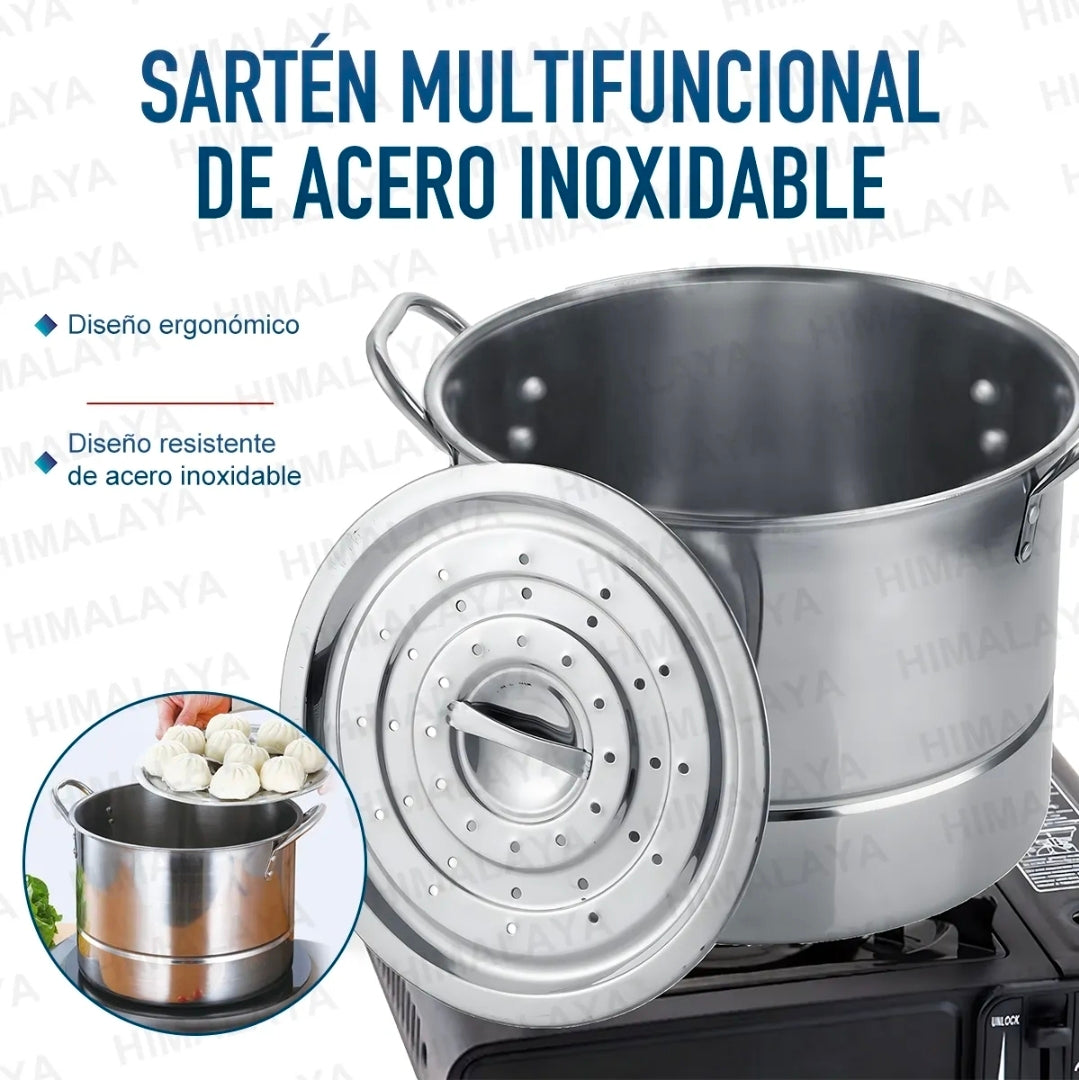 Ollas De Acero Inoxidable Con Tetera De Agua