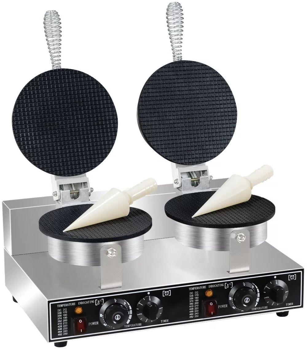 Máquina De Conos De Helado Con Marquesitas Doble