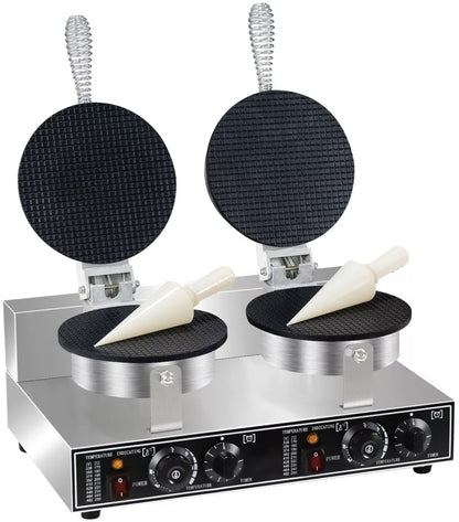 Máquina De Conos De Helado Con Marquesitas Doble