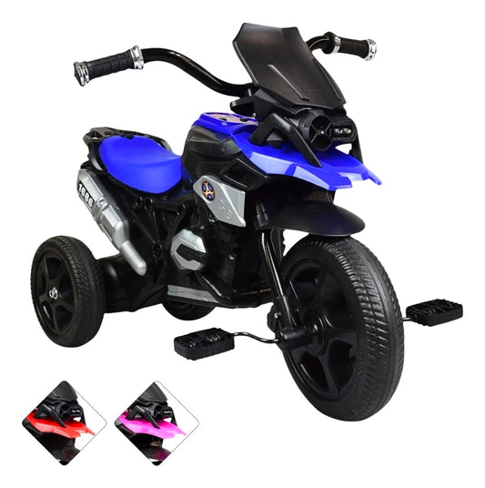 Triciclo Para Niños Diseño De Moto Luz Y Sonido 2 A 4 Años