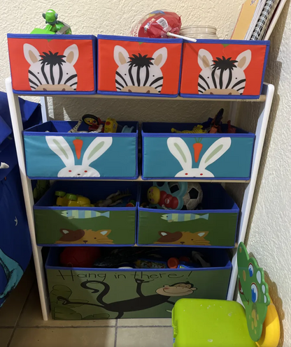 Estantería infantil para juguetes 6 espacios