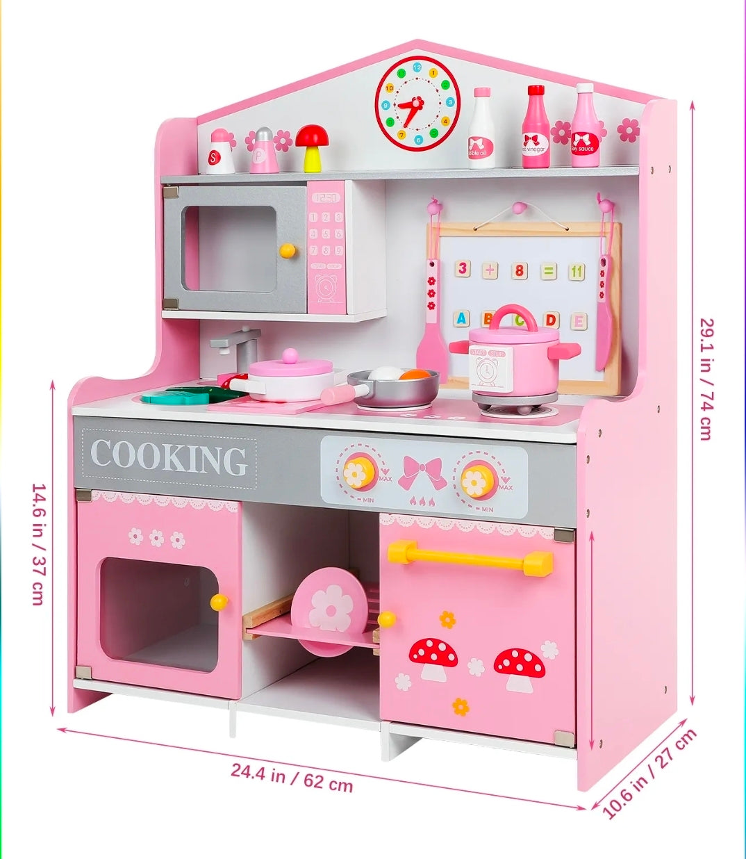 Cocina de madera simulación