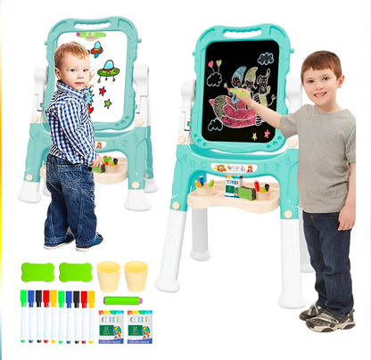 Caballete para niños ajustable con accesorios