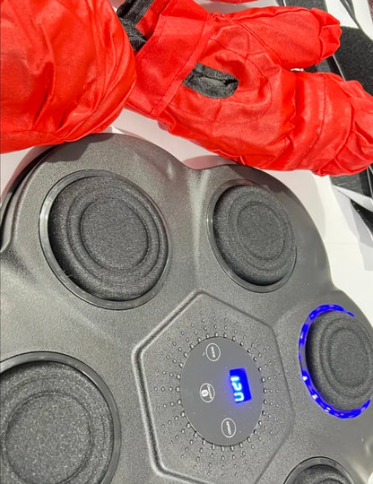 Máquina De Boxeo Musical 18 Velocidades/9 Modos Con 2 Pares Guantes