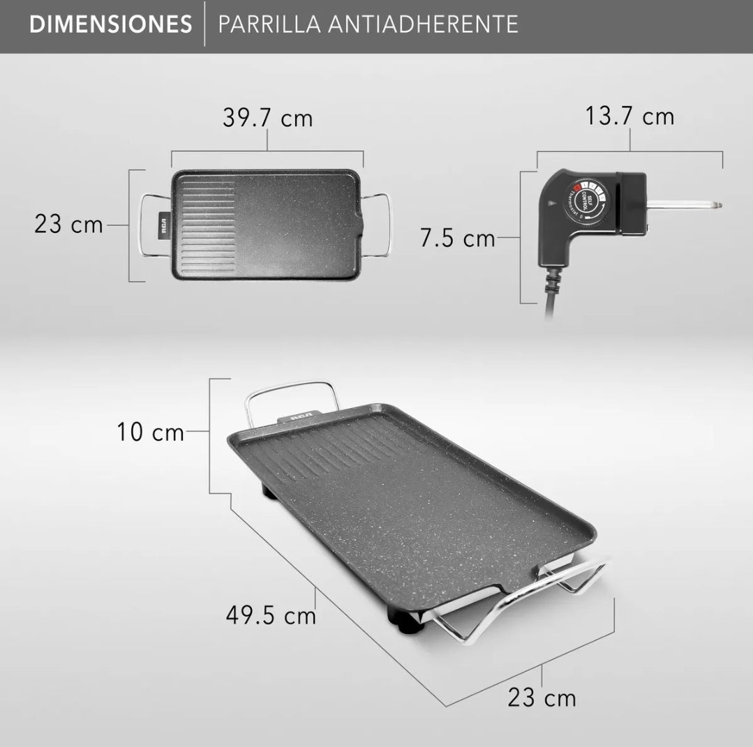Plancha Antiadherente Grill