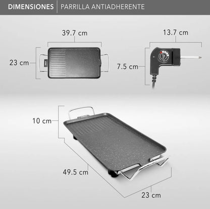 Plancha Antiadherente Grill