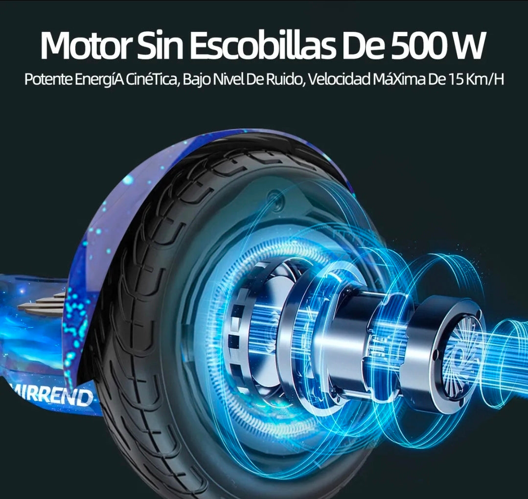 Patín Eléctrico Hoverboard Bluetooth MIRREND 6.5" Para Niño