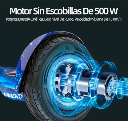 Patín Eléctrico Hoverboard Bluetooth MIRREND 6.5" Para Niño