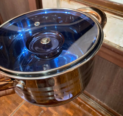 Batería Anabella Royal Haus De Cocina Acero Inoxidable 13 Pz Color Azul