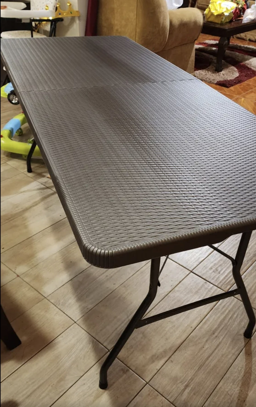 Mesa Plegable tipo Portafolio para Jardín 1.8 Metros