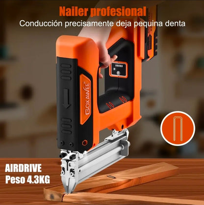 Goxawee® 2 En 1 Engrapadoras Pistola De Clavos Inalámbrica