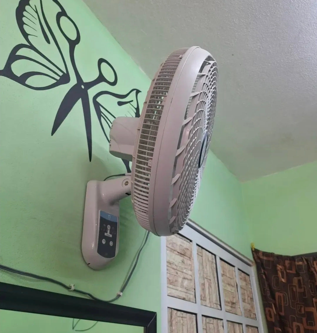 Ventilador de Pared con Control Remoto 18 pulgadas 3 Velocidades
