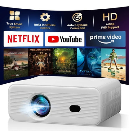 Proyector Portátil Sistema Android Soporte 1080p 4k