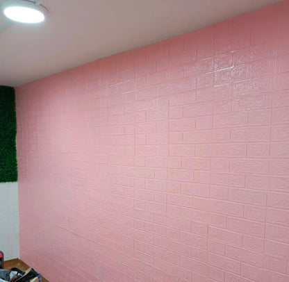 Panel decorativo 3D espuma impermeable 30pz