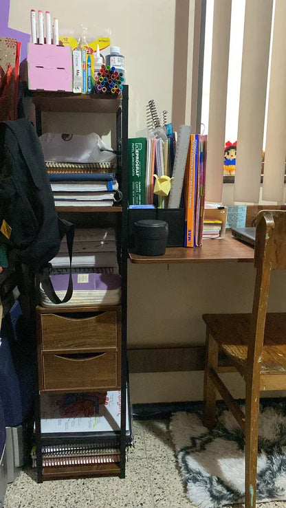 Escritorio De Oficina Minimalista con 2 Cajones 1.2m