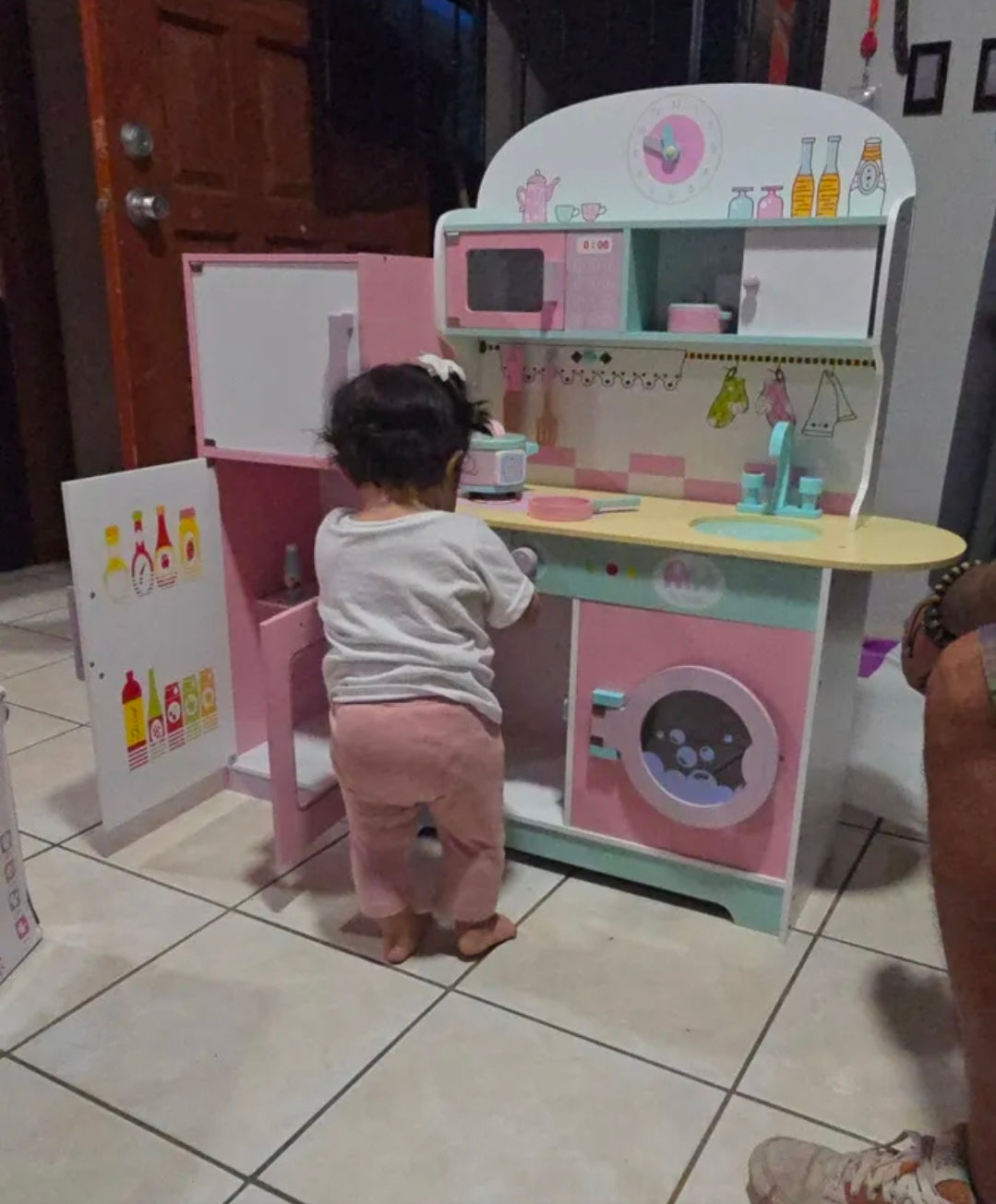 Cocinita infantil con lavadora 101x29x101cm