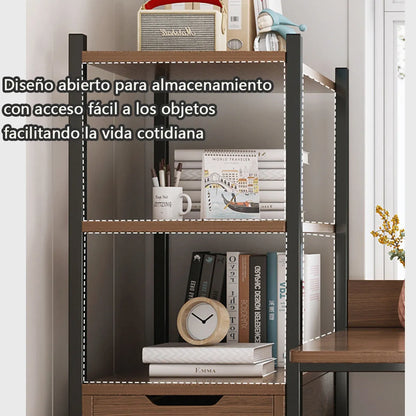Escritorio De Oficina Minimalista con 2 Cajones 1.2m