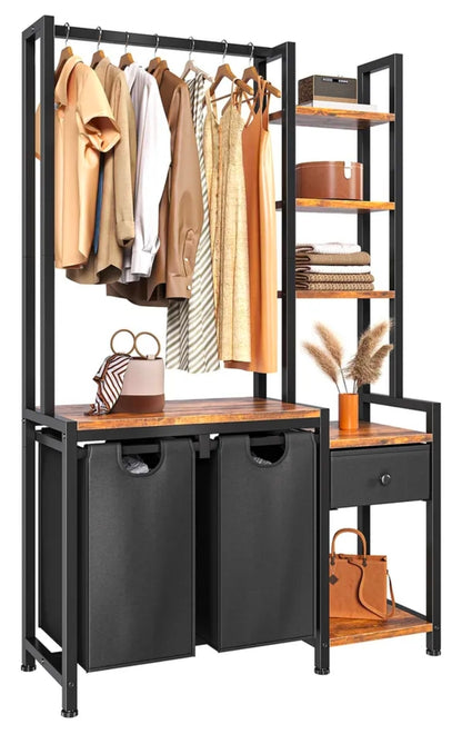 Closet ropero con cesto