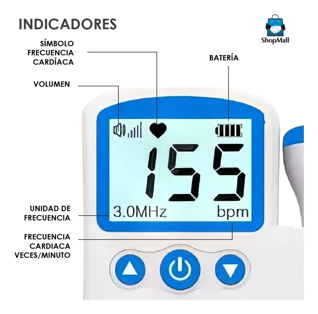 Monitor fetal de ultrasonido
