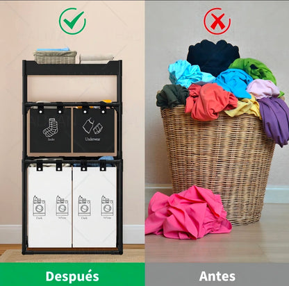 Cesto Ropa Sucia Plegable Portátil 150L