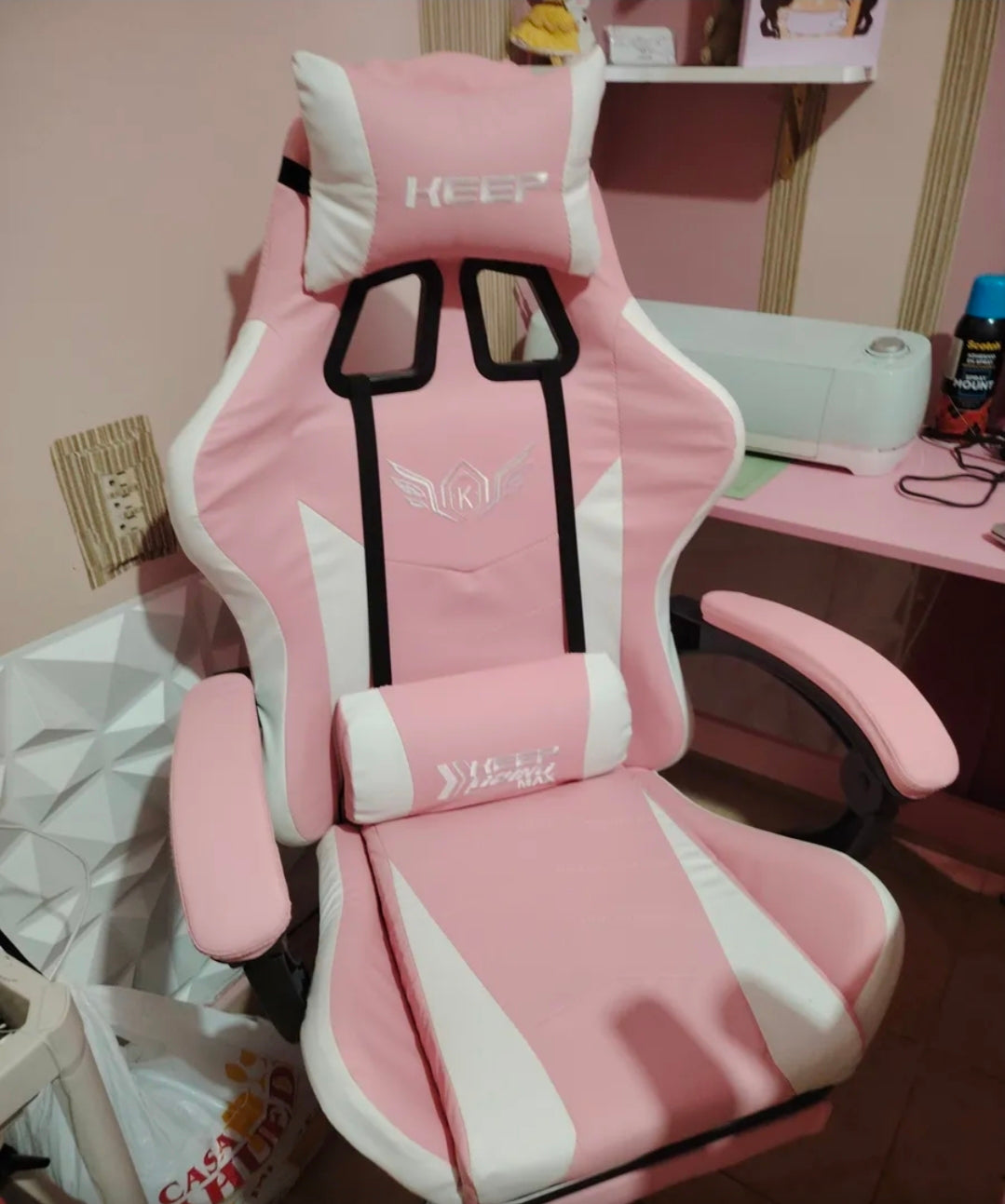 Silla Gamer Reclinable Giratoria Ergonómica